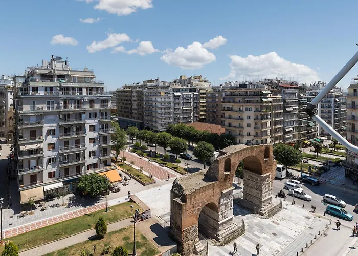 La Maison De L'arc- Elegant With Unique View By Binobi! Apartman Szaloniki